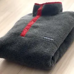 バキバキ！初期型！ポケ無し！L！88年製パタゴニア シンチラスナップT USA