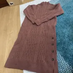 グリーンレーベルリラクシング　ハミルトンニットワンピース 長袖