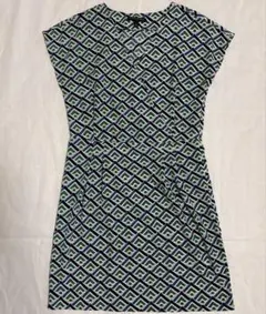 BANANA REPUBLIC 幾何学模様 ノースリーブワンピース 6