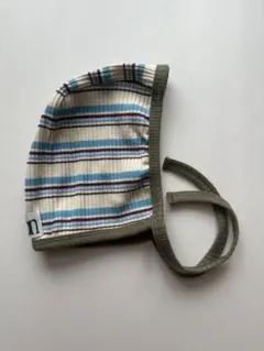 Semon apartment RIBBED BORDER BONNET M