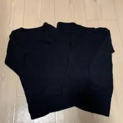 FIBER HEAT 黒 アンダーシャツ 130 　長袖　2枚セット