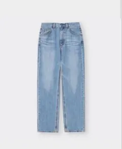 GU ハイウエストストレートジーンズ(丈標準68～72cm) M