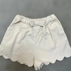 petit main スカラップヘムパンツ 90