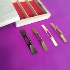 義太夫三味線 駒 天然素材 2.2匁 高さ1.9cm 鉛入り 文楽 浄瑠璃 - メルカリ
