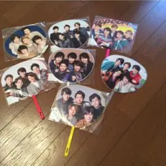 嵐 キッズライン ミニうちわ7個セット