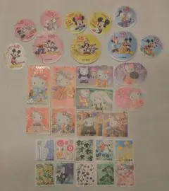 使用済み切手　カラフル3シリーズ　30枚セット