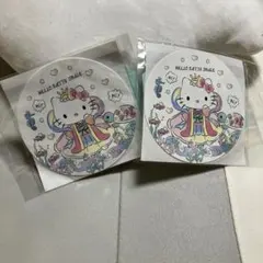 ハローキティスマイル限定　コースター　淡路島　非売品　ステッカー　セット