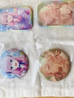 プロセカ　巡音ルカ　グリッター缶バッジ　缶バッジ