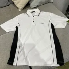 【メンズ】ALBATROSS ポロシャツ LL ホワイト/ブラック