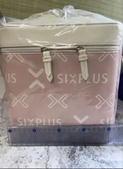 SIXPLUS ピンク メイクポーチ ミラー付きのサムネイル