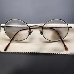 JINS／ジンズ・度入りメガネ・まるメガネ（ブルーライトカットレンズ）