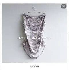 廃盤テキスタイル！着用２回のみ！unoaウノアレオタードMSサイズ unoa ウノアレオタード unoa ウノア バレエレオタード MSサイズ unoa