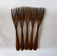 新品| フォーク大2本セット 三谷龍ニ 木製オイル仕上げ パスタ