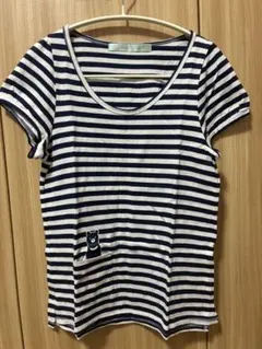 ★希少★ Cherir la femme ボーダー半袖Tシャツ Mサイズのサムネイル