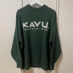 KAVU ダークグリーン セーターのサムネイル