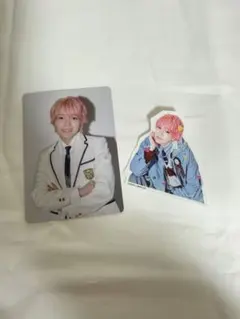 なにわ男子 HARDWORK ファミクラ盤 フレークシール＋トレカ 西畑大吾