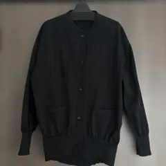 スタニングルアー　ハイツイストニットブルゾン　カーディガン　シアー　M　ブラック STUNNING LURE（スタニングルアー）の「ハイツイストニット