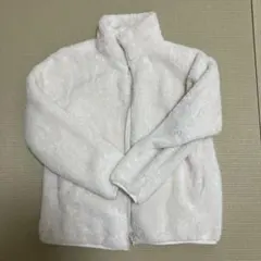 ファーリーフリースフルジップジャケット UNIQLO ユニクロ ホワイト 白 L