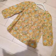 nimes 花柄 コットンブラウス