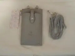 D.kelly スマホポーチ スマホショルダー　GREIGE