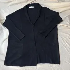 【Emsexcite 】リブ編み長袖カーディガン