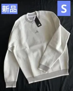 新品⛳️ アディダスゴルフ　PRIMEKNIT プルオーバー長袖セーター　S