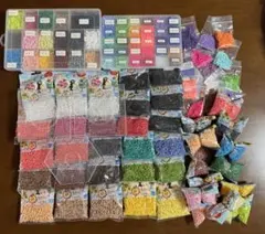 アイロンビーズ　セット（多色・プレート付き）