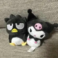 【新品タグ付】サンリオ キャラクターズ ペアマスコット バツ丸 クロミ ペア