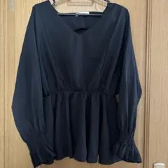 Lamoa ブラウス ブラック