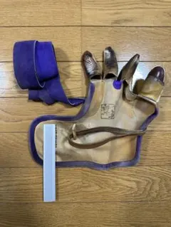 美品】弓道 三つかけ 束離 弽 セミオーダー 猪飼弓具店 付属品あり 