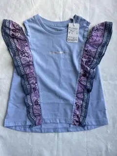 kate spade 水色 フリルTシャツ 120cm タグ付き新品