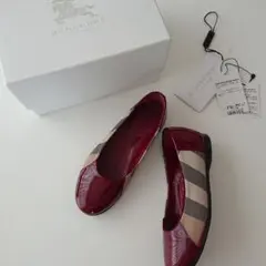 春香ママ様＊バーバリーチルドレン＊18cmフラットシューズ　チェック