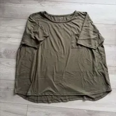 ELFINDOLL マタニティ 半袖Tシャツ カーキ フリーサイズのサムネイル