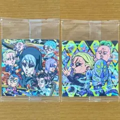 ジョジョシールウエハース5部2 SRプロシュート JJR暗殺チーム 2枚セット