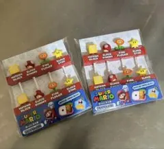 【2個セット】スーパーマリオ ピックセット 8本入のサムネイル