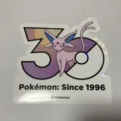 韓国限定 エーフィ ステッカー 30周年記念 ポケモン ポップアップ