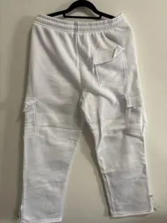 ホワイト カーゴパンツ 4ポケット