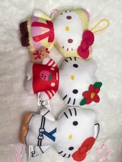 値下げ可‼️キティちゃんHELLO KITTY ぬいぐるみキーホルダー グッズ
