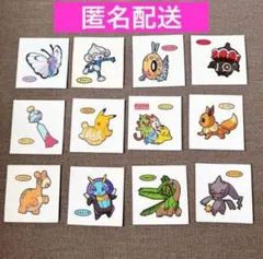 ポケモンシール デコキャラ ポケモンパン 12枚 シール ポケモン 当時物まとめ
