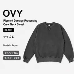 OVY Pigment Dyed Relax Fit T black L 旧型 - メルカリ