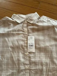 earth music&ecology チェック柄半袖シャツ