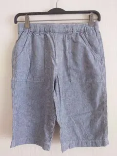 ユニクロ ハーフパンツ ストライプ 150