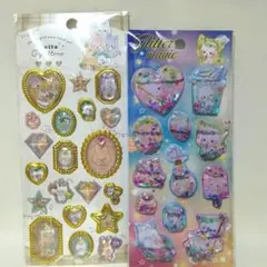 宝石シール　ぷっくりシール　キラキラ　ジュエリーシール　ウォーターシール