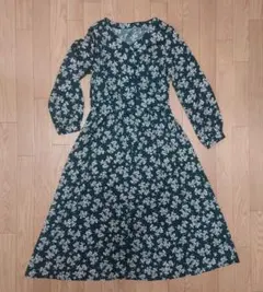 グローバルワーク　 花柄ロングワンピース