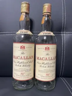 The Macallan 1937 & 1938 空瓶 - メルカリ