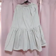 GU フレアロングスカート ベージュのサムネイル