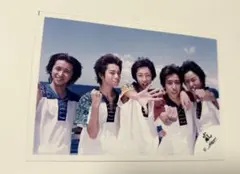 美品 嵐 松本潤 大野智 相葉雅紀 二宮和也 櫻井翔 ハワイ デビュー 写真