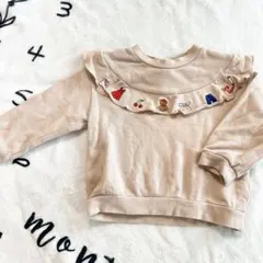 アプレレクール トレーナー タイニーベア　サクラクレパスコラボ　90