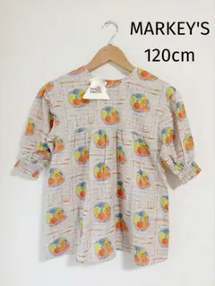 新品 マーキーズ MARKEY'S 2Wayワンピース 120cm フルーツ総柄