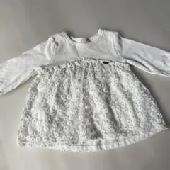 プティマイン　90 ホワイト　カットソー